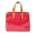 Louis Vuitton Monogram Vernis Reade PM Handbag Pink Patent Leather