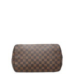 Louis Vuitton Damier Hampstead PM Tote Bag Ebene Brown Leather — view 3