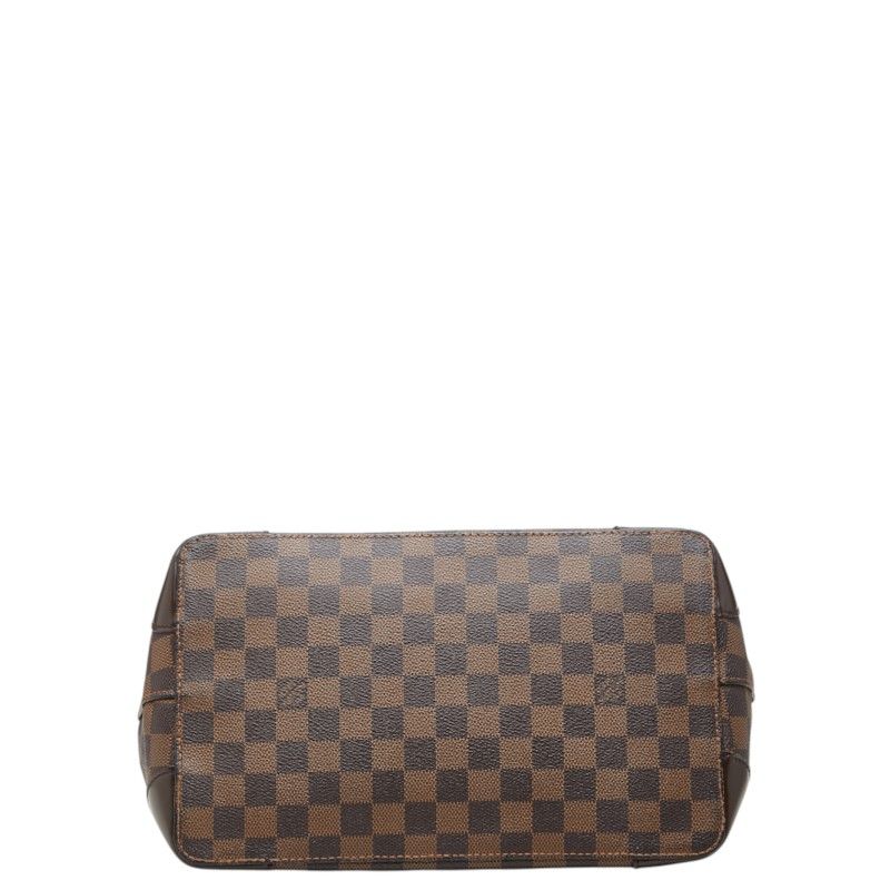 Louis Vuitton Damier Hampstead PM Tote Bag Ebene Brown Leather — view 3