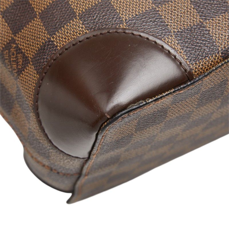 Louis Vuitton Damier Hampstead PM Tote Bag Ebene Brown Leather — view 5