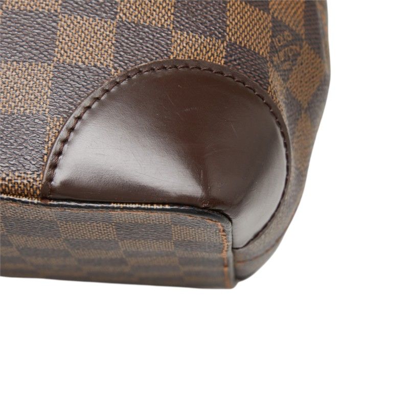 Louis Vuitton Damier Hampstead PM Tote Bag Ebene Brown Leather — view 4