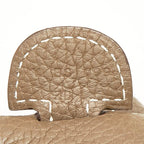 Hermes Evelyne 3 PM Crossbody Shoulder Bag Etoupe Gold Taurillon Clemence — view 6