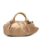 Loewe Anagram Nappa Aire Handbag Gold Leather