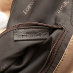 Loewe Anagram Nappa Aire Handbag Gold Leather — view 6