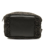 Loewe Anagram Crossbody Shoulder Bag Brown Canvas Leather — view 3