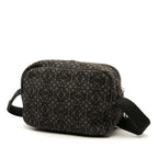 Loewe Anagram Crossbody Shoulder Bag Brown Canvas Leather — view 2