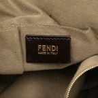 Fendi Chameleon Shoulder Bag Brown Leather — view 5
