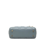 Dior Cannage Lady Dior Mini 2-Way Shoulder Bag 15 BO Blue Leather — view 3
