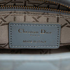 Dior Cannage Lady Dior Mini 2-Way Shoulder Bag 15 BO Blue Leather — view 5