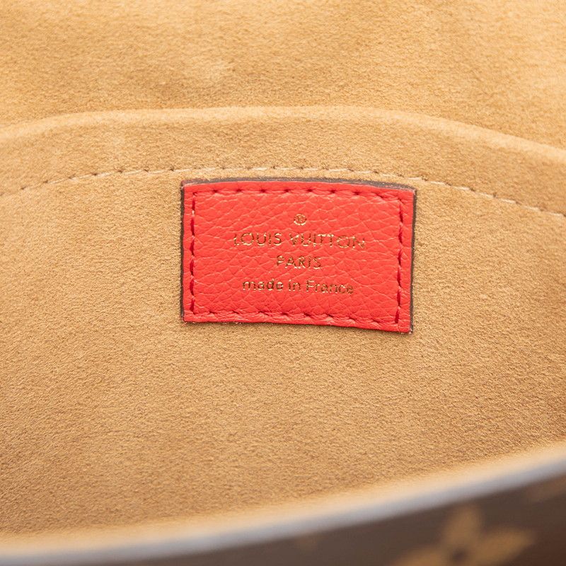 Louis Vuitton Monogram Marignan 2-Way Shoulder Bag Brown Coquelicot Leather — view 5