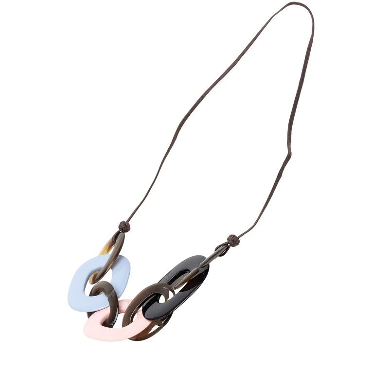Hermes Calamba Pendant Multicolor Buffalo Horn Lacquerwood — view 2