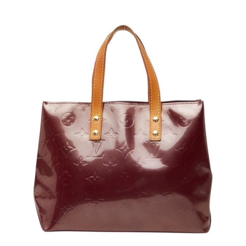 Louis Vuitton Monogram Vernis Reade PM Handbag Amarante Purple Patent Leather