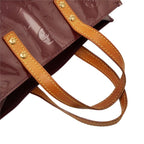 Louis Vuitton Monogram Vernis Reade PM Handbag Amarante Purple Patent Leather — view 4