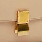 Celine Classic Box Crossbody Shoulder Bag Beige Leather — view 6