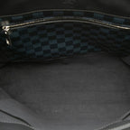 Louis Vuitton Damier Cobalt Cabas Voyage Tote Bag Navy Black Leather — view 4