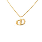 Dior CD Logo Pendant Gold Plated — view 2