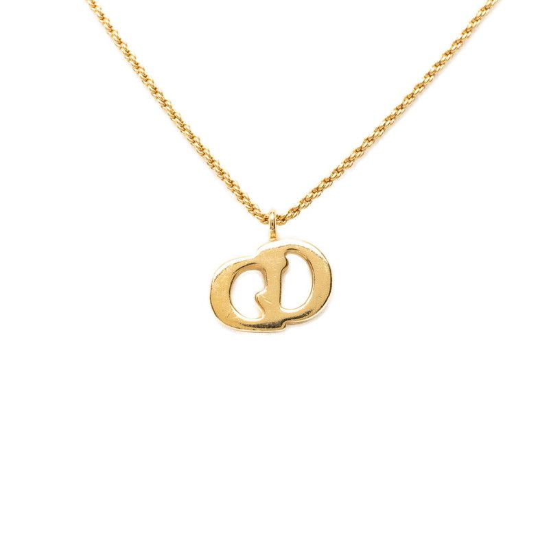 Dior CD Logo Pendant Gold Plated — view 2