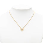 Louis Vuitton Essential V Chain Pendant Gold Plated — view 4