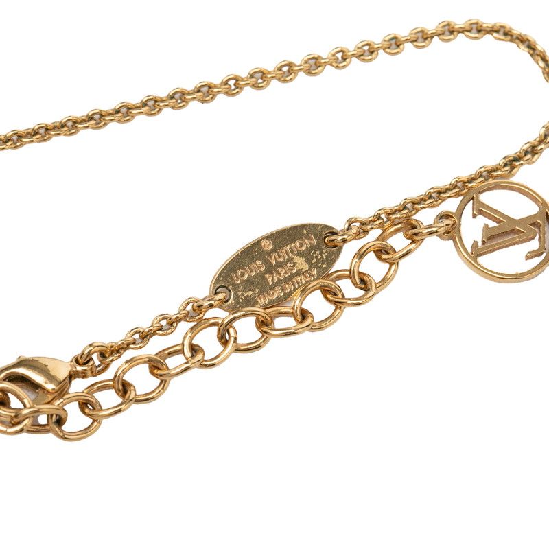 Louis Vuitton Essential V Chain Pendant Gold Plated — view 3