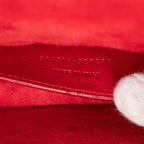Saint Laurent Betty Chain Shoulder Bag Red Leather — view 6