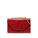 Saint Laurent Betty Chain Shoulder Bag Red Leather