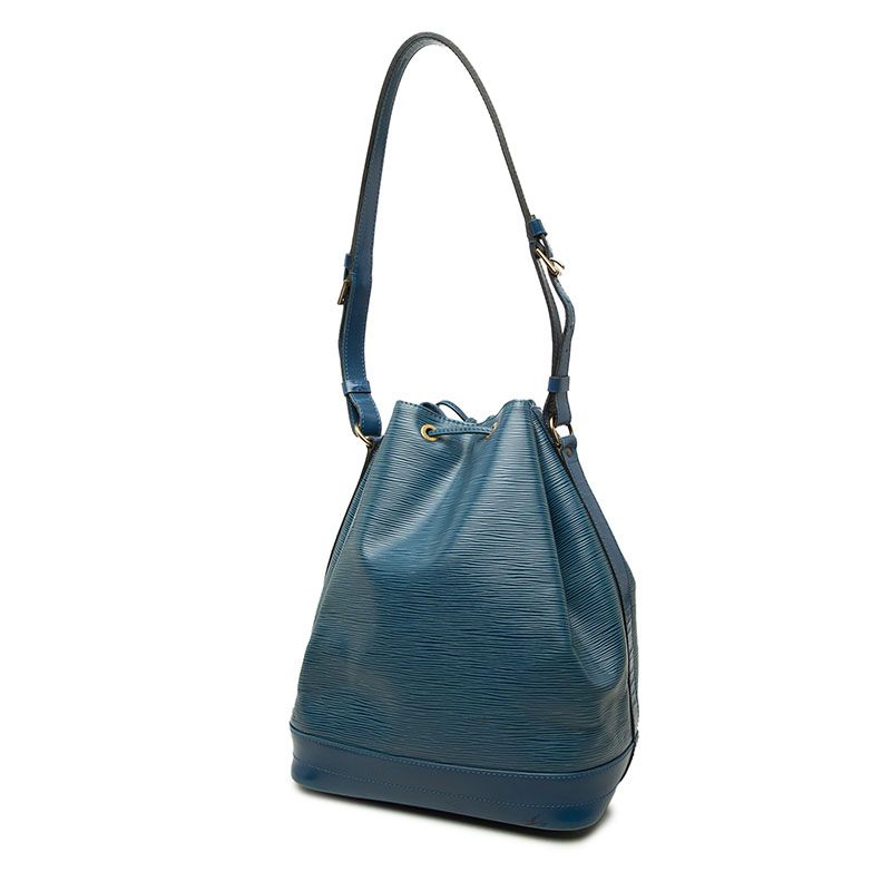 Louis Vuitton Epi Noe Shoulder Bag Toledo Blue Leather — view 2