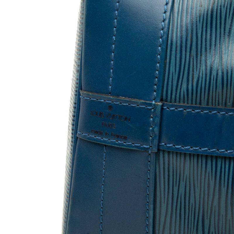 Louis Vuitton Epi Noe Shoulder Bag Toledo Blue Leather — view 5