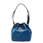 Louis Vuitton Epi Petit Noe Shoulder Bag Toledo Blue Noir Leather