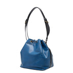 Louis Vuitton Epi Petit Noe Shoulder Bag Toledo Blue Noir Leather — view 2