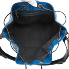 Louis Vuitton Epi Petit Noe Shoulder Bag Toledo Blue Noir Leather — view 8