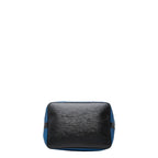 Louis Vuitton Epi Petit Noe Shoulder Bag Toledo Blue Noir Leather — view 3