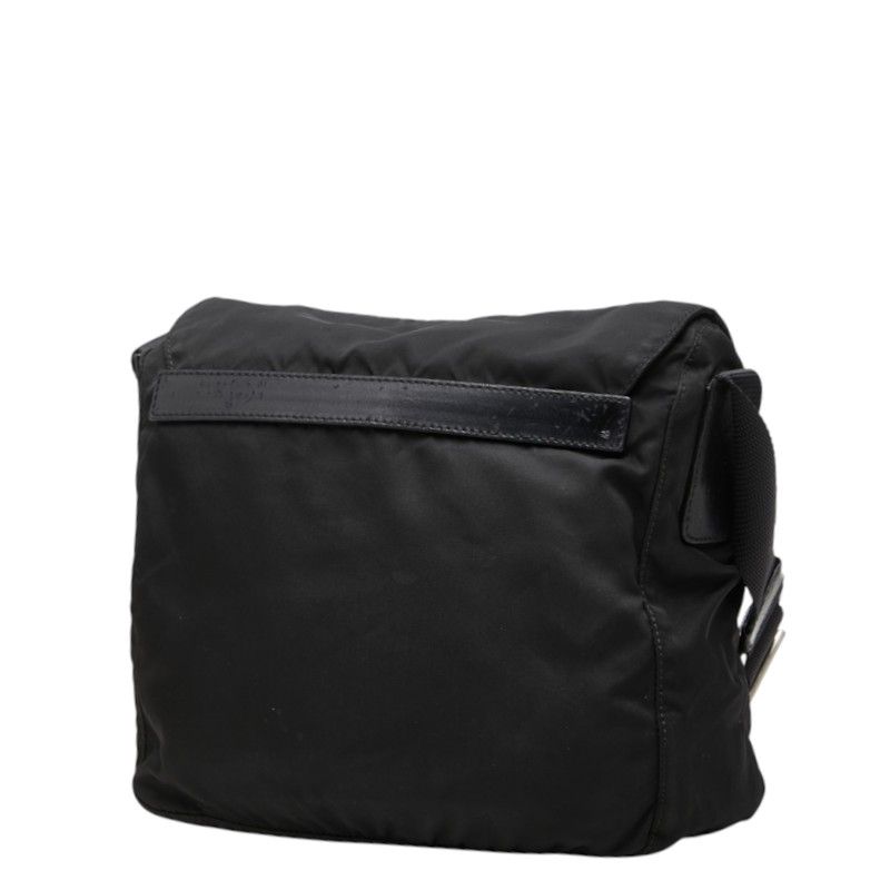 Prada Crossbody Shoulder Bag Black Nylon — view 2