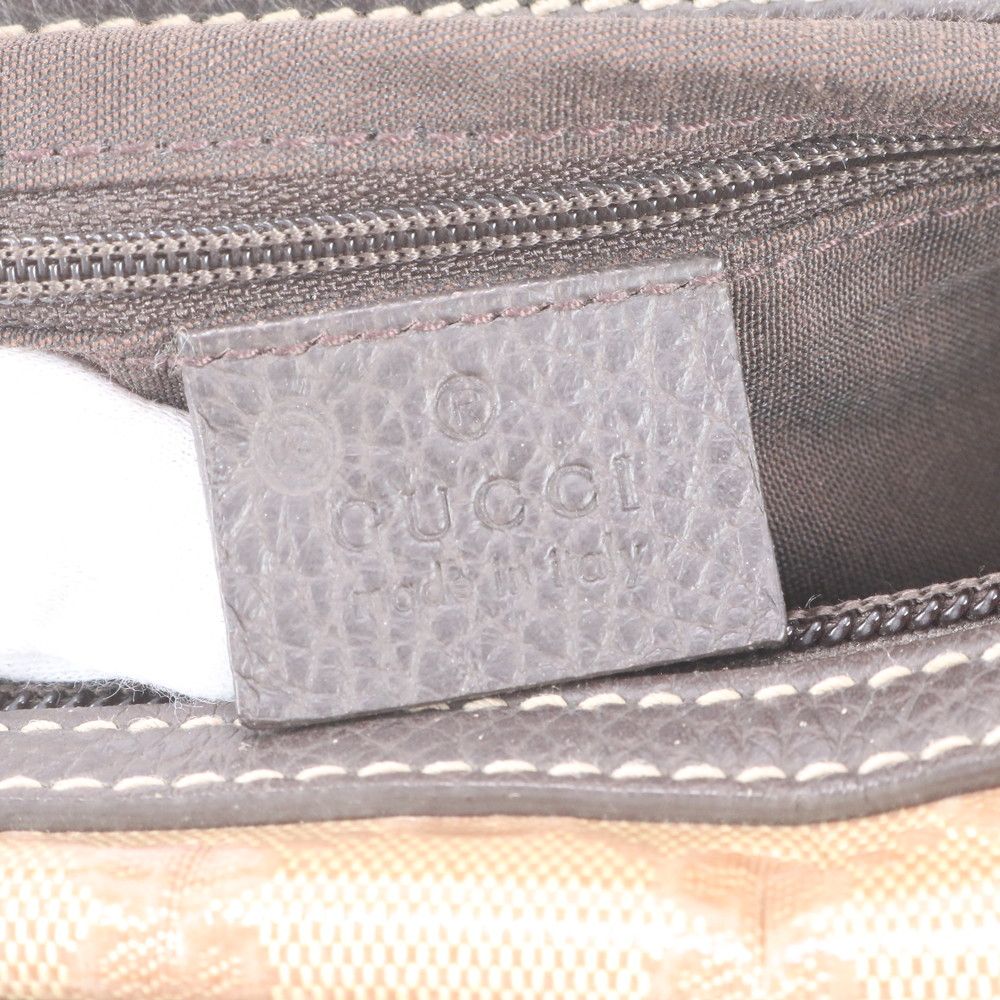 Gucci GG Crystal Sherry Line Leather Handbag Tote — view 8