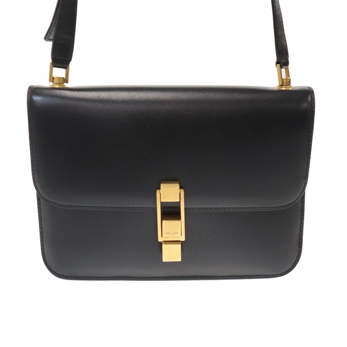 Saint Laurent Paris Le Carre Shoulder Bag Black — view 2