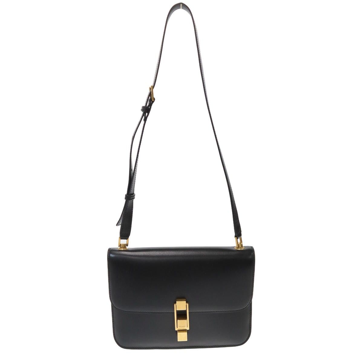 Saint Laurent Paris Le Carre Shoulder Bag Black