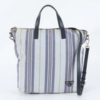 Prada Triangle Logo Leather 2-Way Shoulder Bag Crossbody Hand