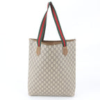 Gucci Sherry Line GG Plus Leather Tote Bag Shoulder Business Document — view 3