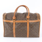 Louis Vuitton Monogram Sac Chasseur 55 Leather Boston Bag Tote Carrie — view 3