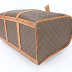 Louis Vuitton Monogram Sac Chasseur 55 Leather Boston Bag Tote Carrie — view 4