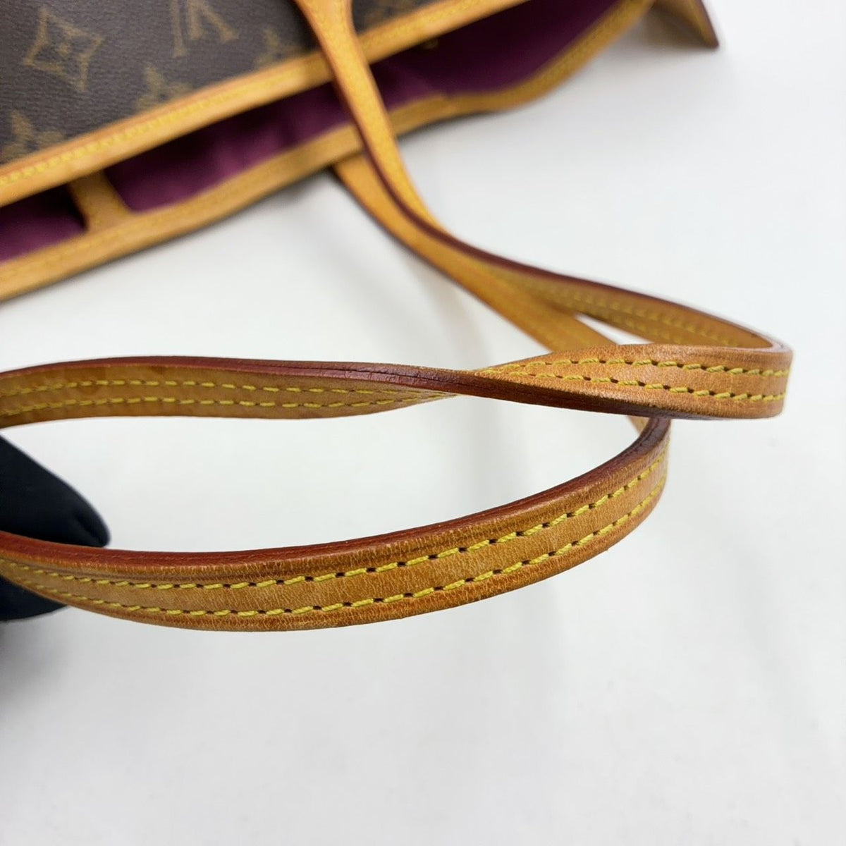 Louis Vuitton Neverfull MM Monogram Leather Brown Multicolor Light Tote Bag Gold — view 6