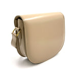 Celine Besace Clair Leather Beige Shoulder Bag Gold — view 2