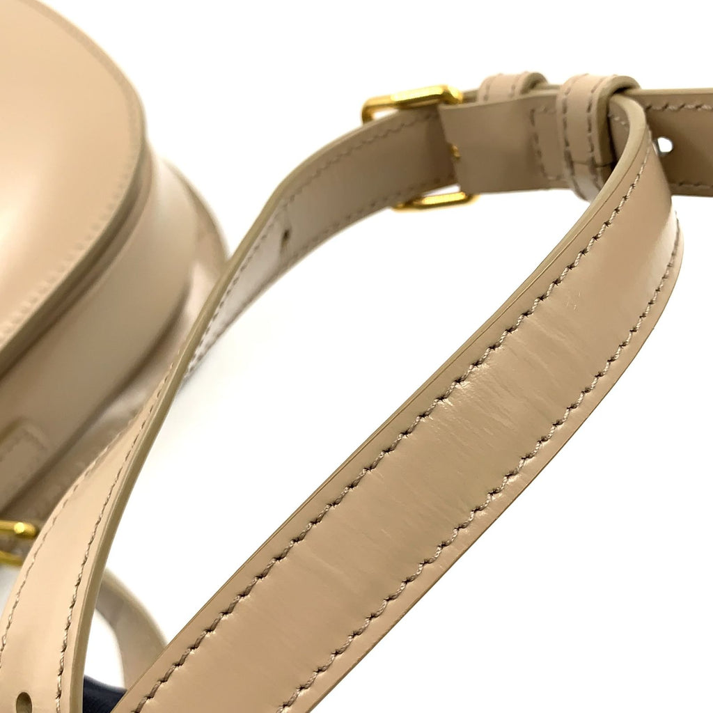 Celine Besace Clair Leather Beige Shoulder Bag Gold — view 6