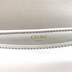 Celine Besace Clair Leather Beige Shoulder Bag Gold — view 4