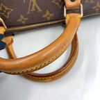 Louis Vuitton Speedy 40 Monogram Leather Brown Light Handbag Gold — view 8