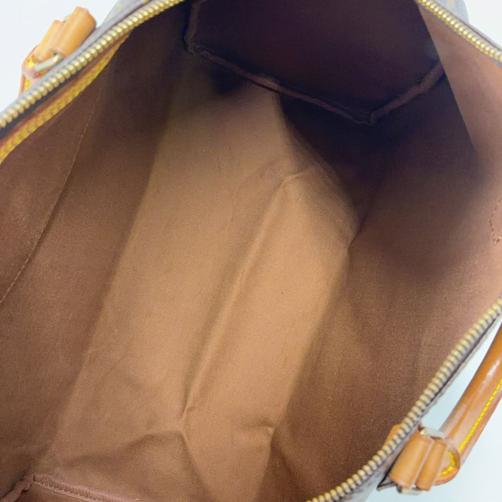 Louis Vuitton Speedy 40 Monogram Leather Brown Light Handbag Gold — view 3