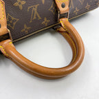 Louis Vuitton Speedy 40 Monogram Leather Brown Light Handbag Gold — view 7