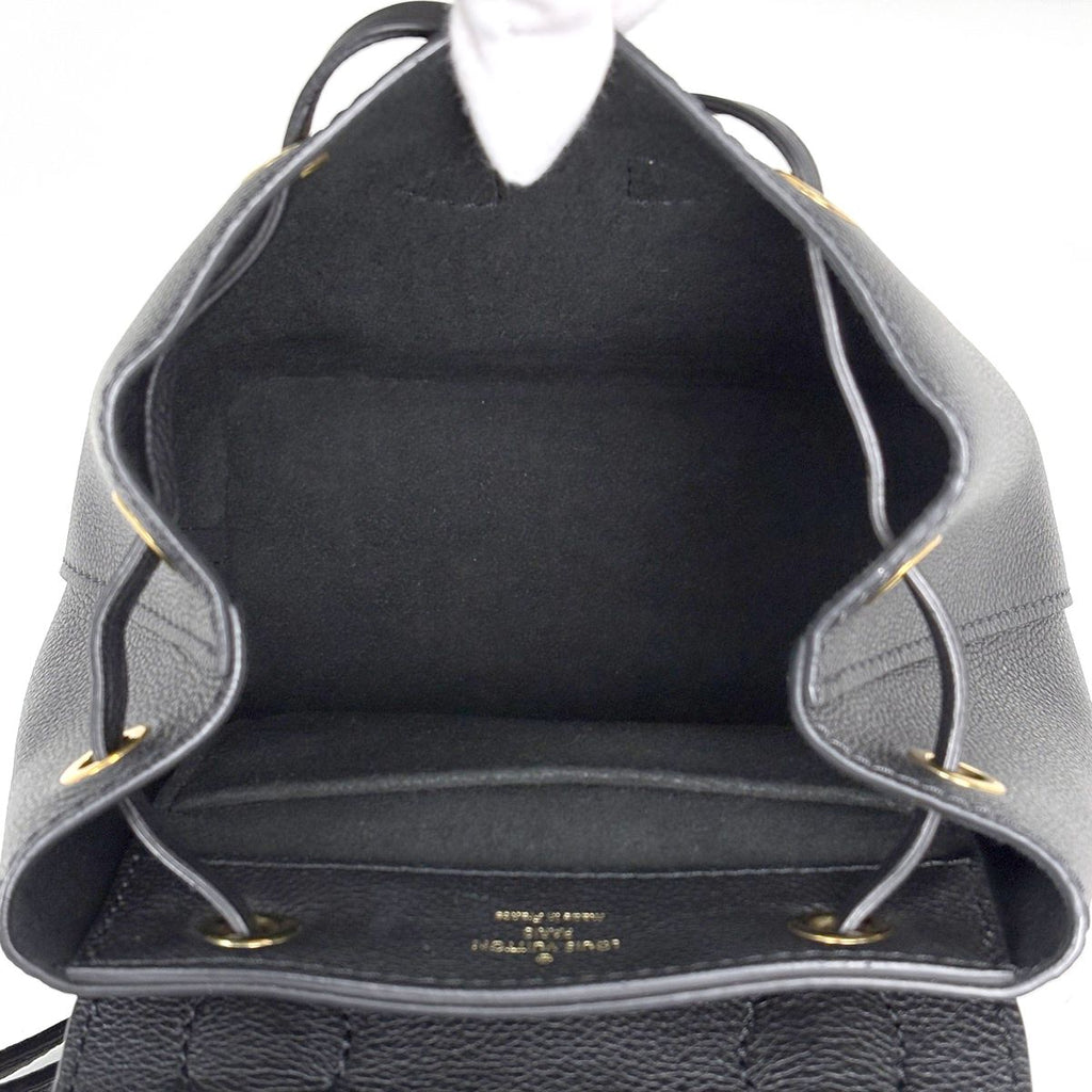 Louis Vuitton Lockme Backpack Mini Leather Noir — view 7