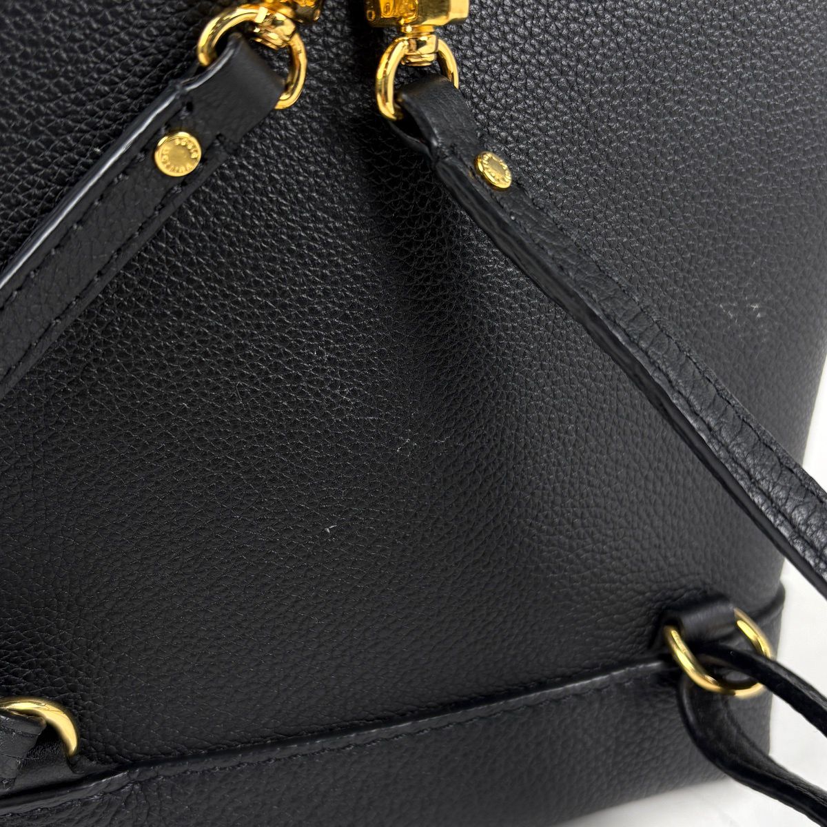 Louis Vuitton Lockme Backpack Mini Leather Noir — view 5