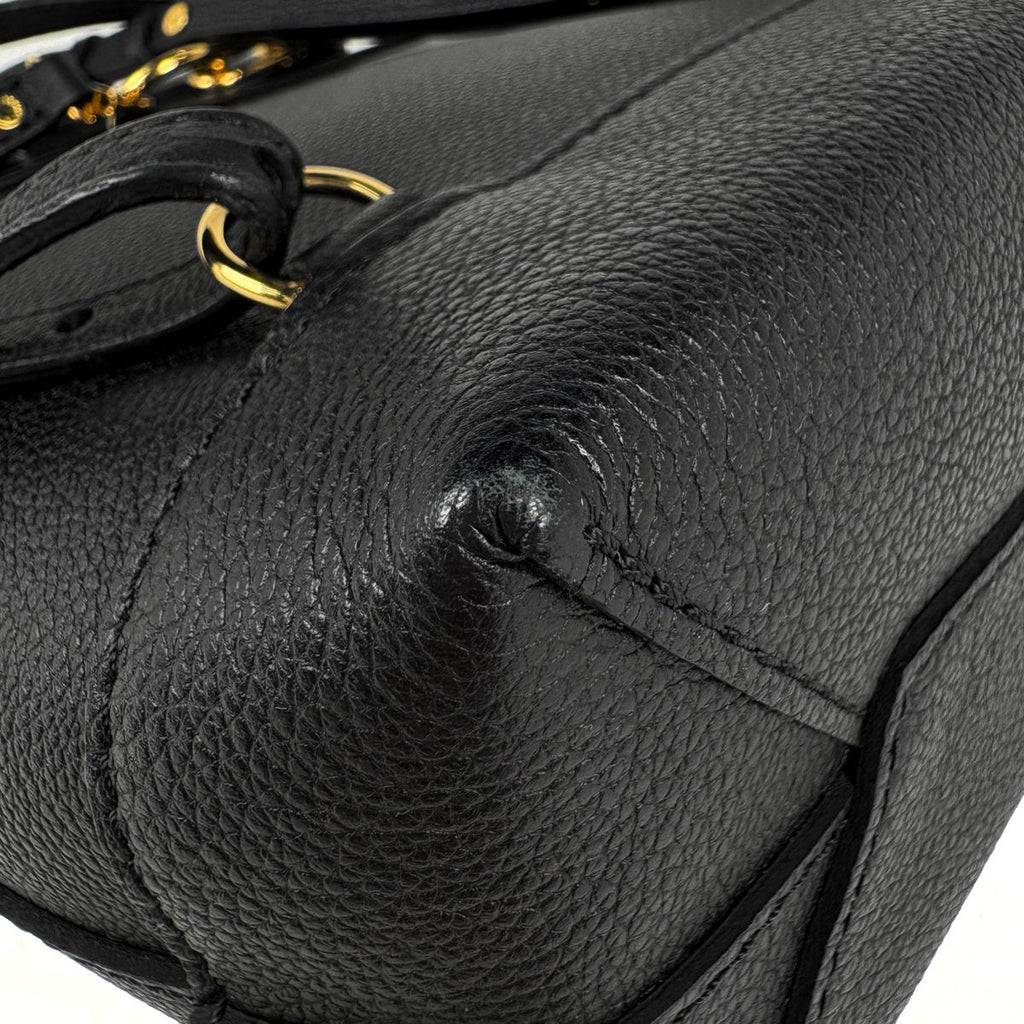 Louis Vuitton Lockme Backpack Mini Leather Noir — view 4