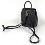 Louis Vuitton Lockme Backpack Mini Leather Noir — view 2